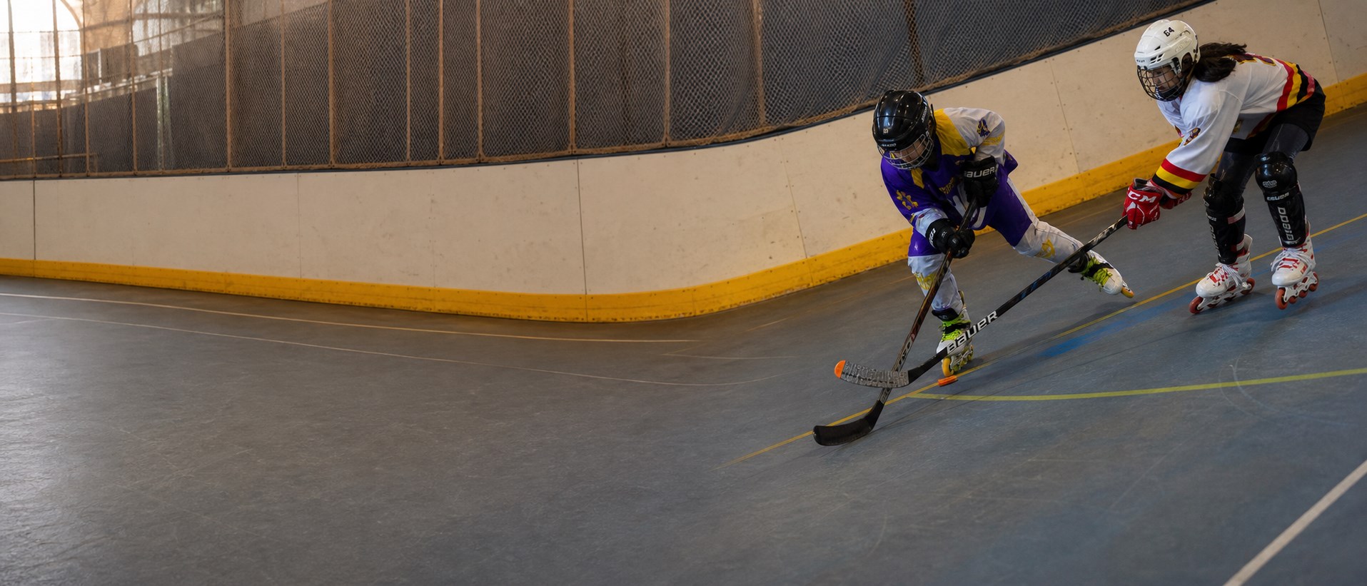 Victoria Roller Sport 兒童滾軸曲棍球團隊合照